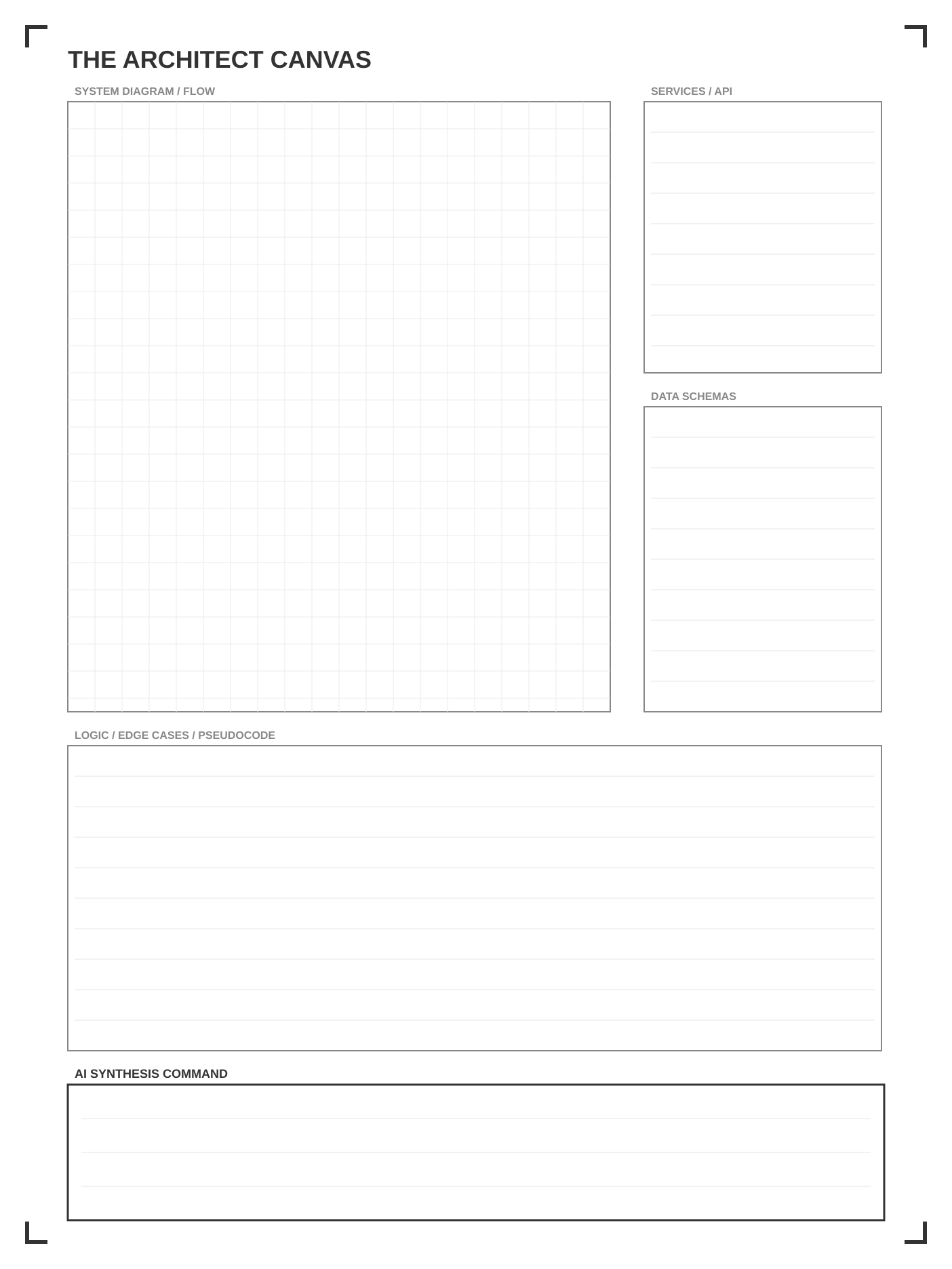 AI template on e-ink tablet